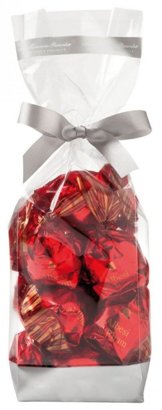 Albesi al rhum, sacchetto, Zartbitterpraline mit Rum, Beutel, Antica Torroneria Piemontese - 200 g - Beutel Albesi al rhum, sacchetto, Zartbitterpraline mit Rum, Beutel, Antica Torroneria Piemontese - 200 g - Beutel