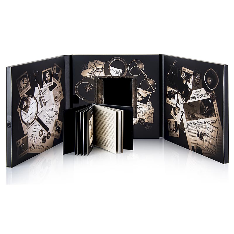 Adventskalender Criminal Christmas 1 - und Buch, mit Alkohol, Peters - 255 g - Packung Adventskalender Criminal Christmas 1 - und Buch, mit Alkohol, Peters - 255 g - Packung