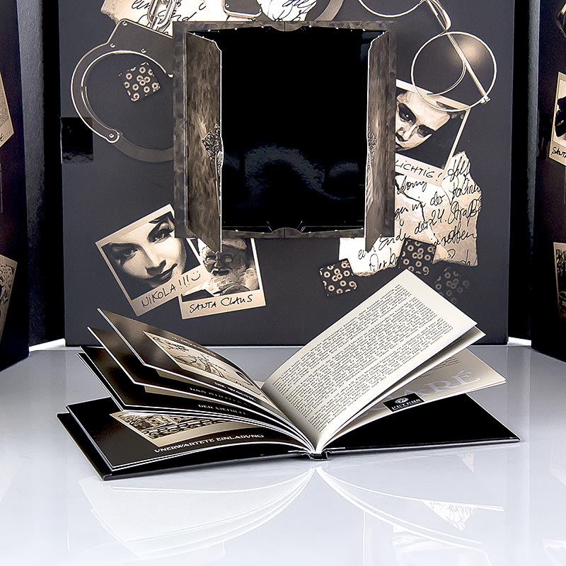 Adventskalender Criminal Christmas 1 - und Buch, mit Alkohol, Peters - 255 g - Packung Adventskalender Criminal Christmas 1 - und Buch, mit Alkohol, Peters - 255 g - Packung