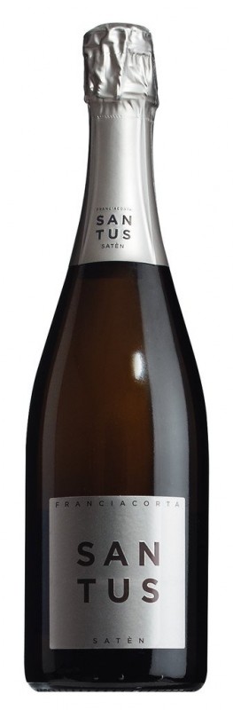 Blanc, Franciacorta DOCG Saten Millésimé, Santus - 0,75 l - bouteille Blanc, Franciacorta DOCG Saten Millésimé, Santus - 0,75 l - bouteille