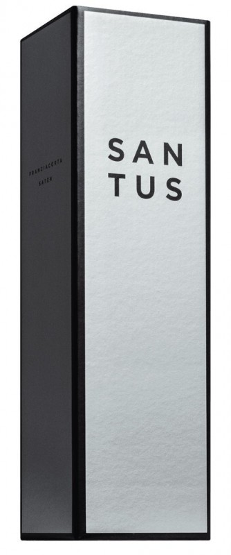 grau-schwarz, Schmuckkarton für Franciacorta Satèn, Santus - 1 Stück - Stück