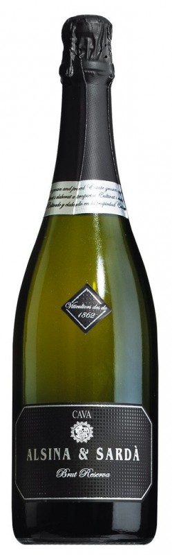 Weiß, Reserva Brut Cava, Alsina & Sarda - 0,75 l - Flasche Weiß, Reserva Brut Cava, Alsina & Sarda - 0,75 l - Flasche