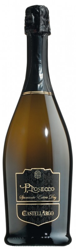 Weiß, Charmatmethode, Prosecco DOC Spumante extra dry, Castellargo - 0,75 l - Flasche Weiß, Charmatmethode, Prosecco DOC Spumante extra dry, Castellargo - 0,75 l - Flasche
