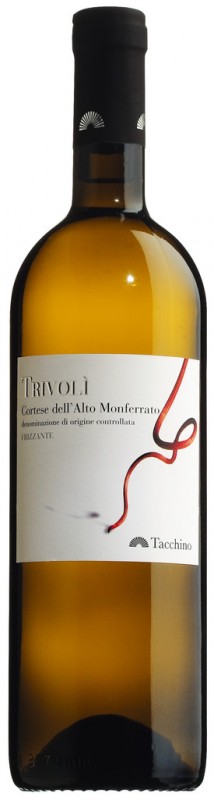 Weiß, moussierend, Cortese DOC vivace Trivolì, Romina Tacchino - 0,75 l - Flasche