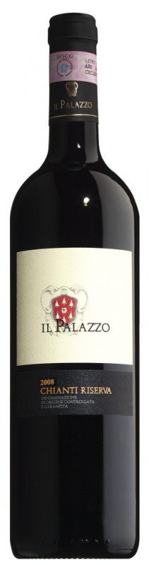 Rot, Holz, Chianti Riserva DOCG, Il Palazzo - 0,75 l - Flasche Rot, Holz, Chianti Riserva DOCG, Il Palazzo - 0,75 l - Flasche