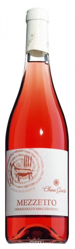 Cerasuolo d`Abruzzo DOC Mezzetto, Bio, Rosewein, Chiusa Grande - 0,75 l - Flasche Cerasuolo d`Abruzzo DOC Mezzetto, Bio, Rosewein, Chiusa Grande - 0,75 l - Flasche