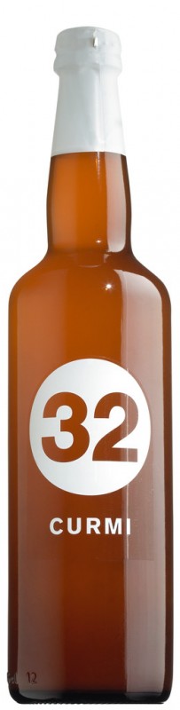 Birra Curmi, spiced beer, Zweikorn and barley malt, 32 Via dei birrai - 0,75 l - bottle Birra Curmi, spiced beer, Zweikorn and barley malt, 32 Via dei birrai - 0,75 l - bottle