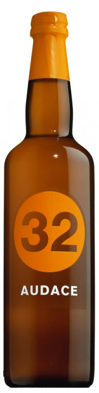 Birra Audace, light double malt beer, strong, 32 Via dei birrai - 0,75 l - bottle Birra Audace, light double malt beer, strong, 32 Via dei birrai - 0,75 l - bottle