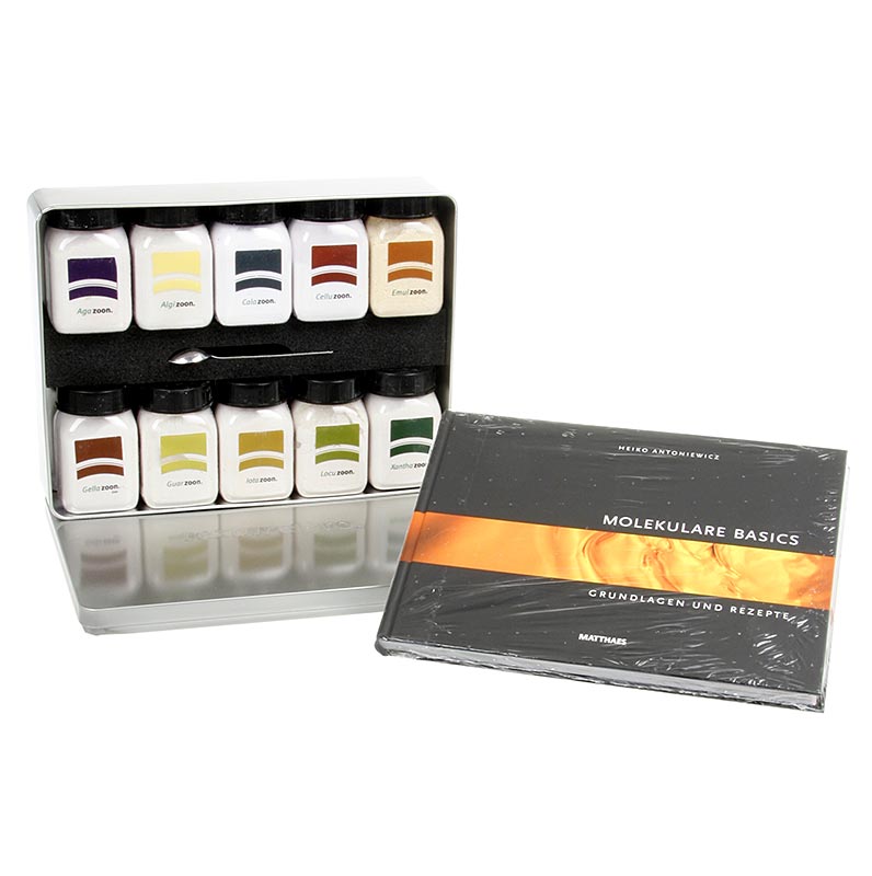 Biozoon texturePro - 10 Texturgeber+Dosierlöffel + Buch Molekulare Basics - 12 tlg. - Dose Biozoon texturePro - 10 Texturgeber+Dosierlöffel + Buch Molekulare Basics - 12 tlg. - Dose