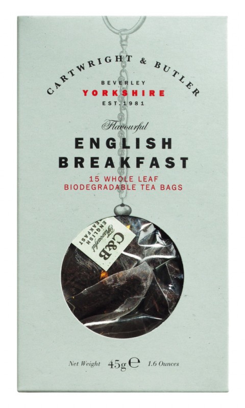 English Breakfast Tea Black Tea Carton Cartwright And Butler 15 X 3 G Pack English Breakfast Tea Black Tea Carton Cartwright And Butler 15 X 3 G Pack