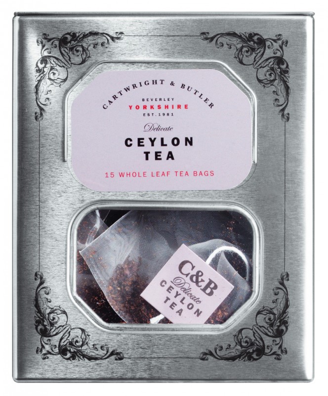 Cylon Tee, Dose, Cylon Tea, tin, Cartwright & Butler - 15 x 3 g - Dose Cylon Tee, Dose, Cylon Tea, tin, Cartwright & Butler - 15 x 3 g - Dose