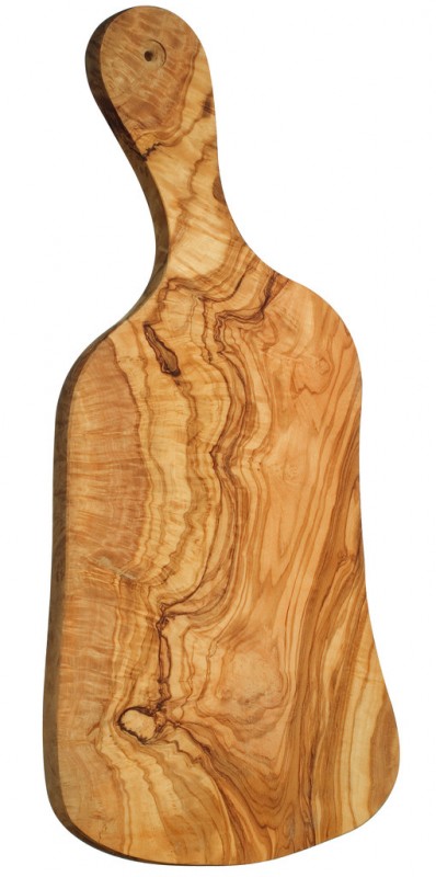 Planche en bois d`olivier, grand, planche en bois d`olivier, grand, Olio Roi - environ 30 x 15 x 1 cm - pièce
