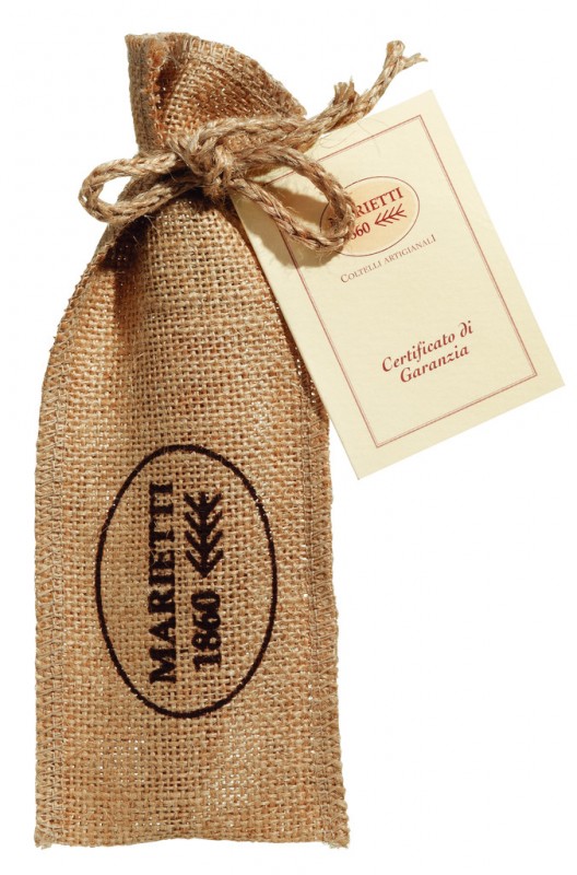 Klinge 10,5 cm, Messer mit Olivenholzgriff Occitano, Coltelleria Marietti - 24 x 2 cm - Stück Klinge 10,5 cm, Messer mit Olivenholzgriff Occitano, Coltelleria Marietti - 24 x 2 cm - Stück
