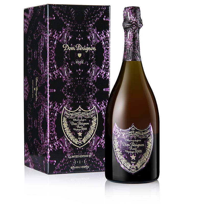 Champagner Dom Perignon 2003er Rosé Prestige-Cuvée, brut, 12,5% vol., 95 WS - 750 ml - Flasche Champagner Dom Perignon 2003er Rosé Prestige-Cuvée, brut, 12,5% vol., 95 WS - 750 ml - Flasche