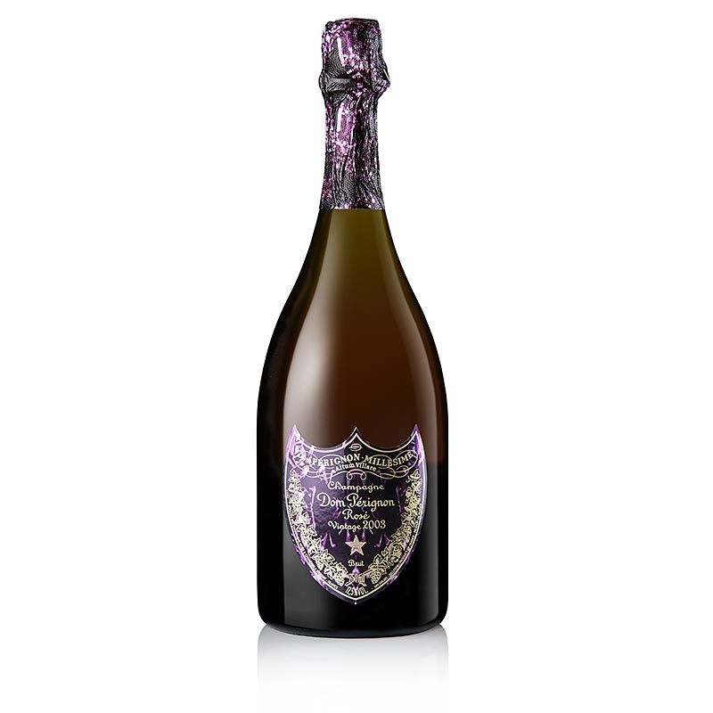 Champagner Dom Perignon 2003er Rosé Prestige-Cuvée, brut, 12,5% vol., 95 WS - 750 ml - Flasche Champagner Dom Perignon 2003er Rosé Prestige-Cuvée, brut, 12,5% vol., 95 WS - 750 ml - Flasche