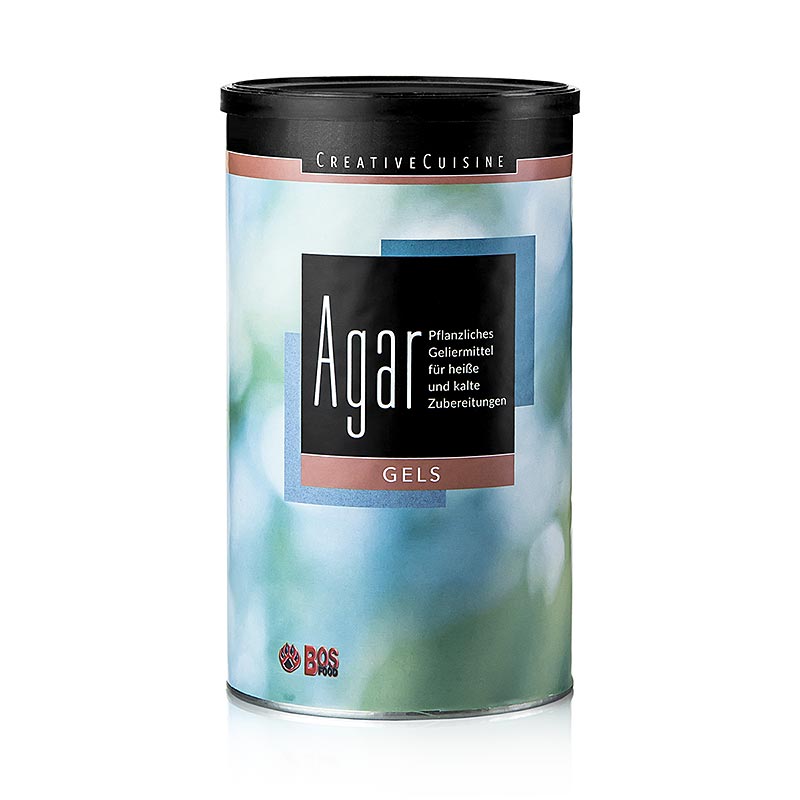 Agar, geleringsmiddel, kreativt køkken - 500 g - aroma kasse