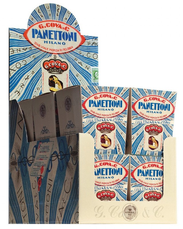 Kleiner Panettone, Display, Panettoncini Classici Mignon Display, Breramilano 1930 - 12 x 100 g - Display