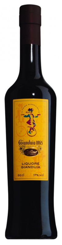 Gianduia Likör 17 % Alkohol, Gianduia Likör, Caffarel - 0,5 l - Flasche Gianduia Likör 17 % Alkohol, Gianduia Likör, Caffarel - 0,5 l - Flasche