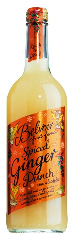 Spiced Ginger Punch, Alkoholfreier Ingwer-Punsch, Belvoir - 6 x 0,75 l - Karton