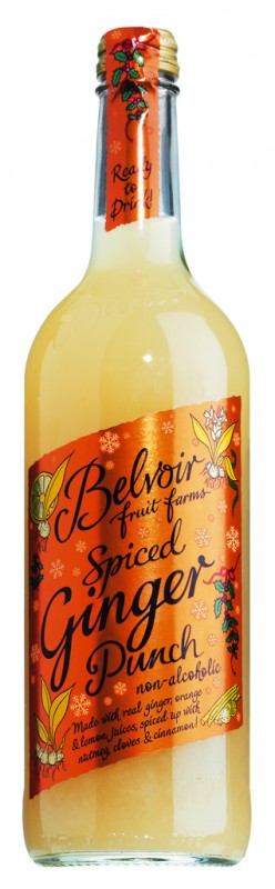 Spiced Ginger Punch, Non-alcoholic Ginger Punch, Belvoir - 6 x 0,75 l - carton