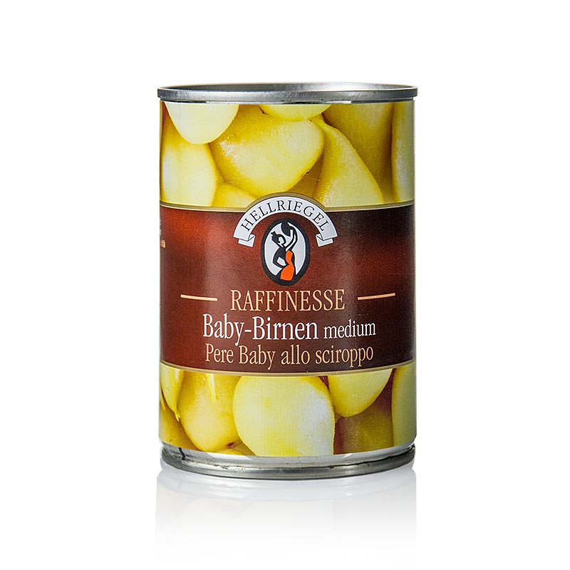 Baby pears, lightly sweetened - 400g - can