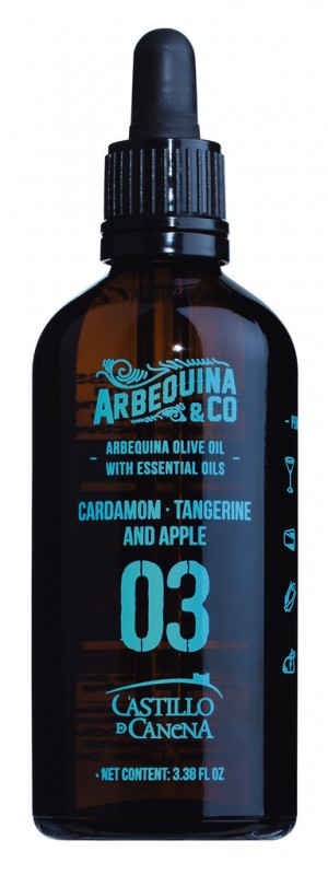 Set Olivenöl aromatisiert, Arbequina & Co. Set aromatisierte Öle, Castillo de Canena - 4 x 100 ml - Set Set Olivenöl aromatisiert, Arbequina & Co. Set aromatisierte Öle, Castillo de Canena - 4 x 100 ml - Set