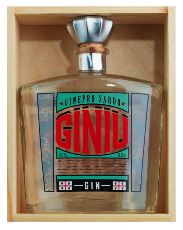 Giniu, Gin, Silvio Carta - 0,7 l - bouteille
