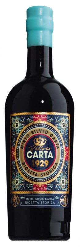 Myrtenlikör, Mirto Ricetta Storica, Silvio Carta - 0,7 l - Flasche