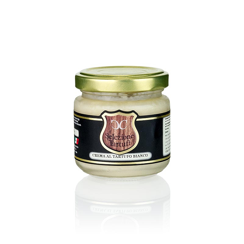 Truffle cream, with white truffle (tuber magnatum pico) Crema al Tartufo Bianco - 80g - Glass