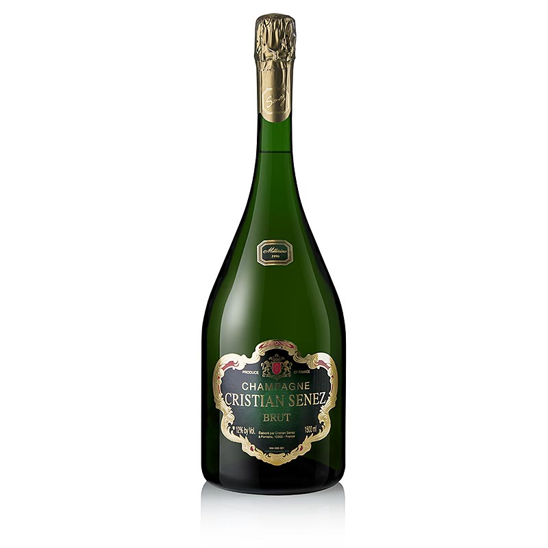 Champagner Cristian Senez 1996er Brut Millesime, 12% vol., Magnum - 1,5 l - Flasche Champagner Cristian Senez 1996er Brut Millesime, 12% vol., Magnum - 1,5 l - Flasche