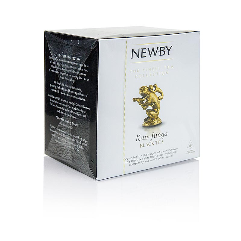 Newby Tea Kan Junga, sort te fra Nepal - 37,5 g, 15 St - karton Newby Tea Kan Junga, sort te fra Nepal - 37,5 g, 15 St - karton
