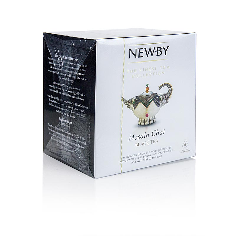 Newby Tea Masala Chai, schwarzer Tee - 37,5 g, 15 Stück - Karton