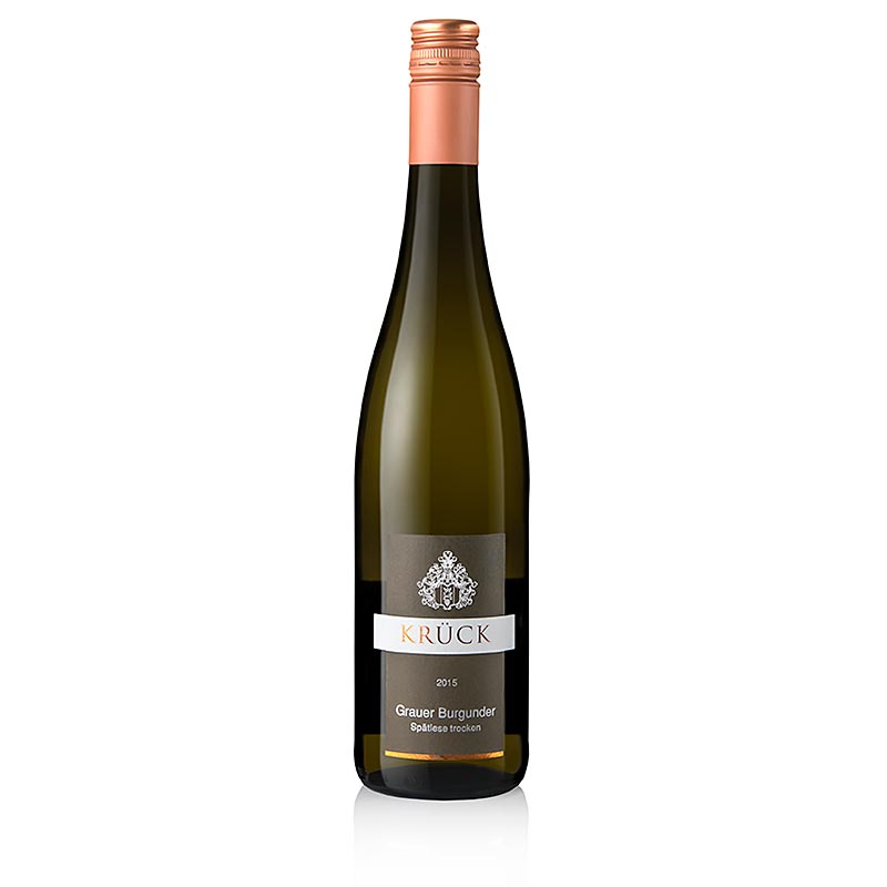 2015er Grauburgunder Spätlese, trocken, 13% vol., Krück - 750 ml - Flasche 2015er Grauburgunder Spätlese, trocken, 13% vol., Krück - 750 ml - Flasche