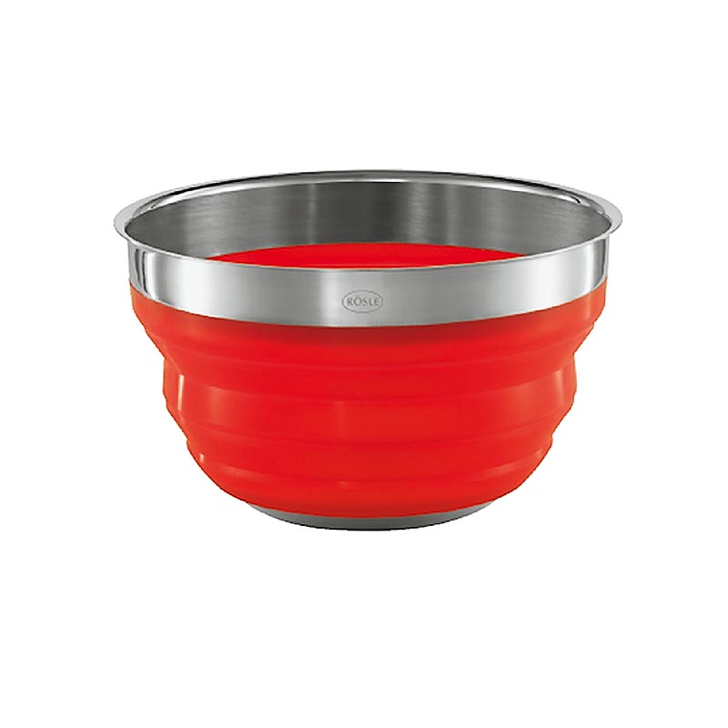 Rösle faltbare Schüssel, rot, 5,4 x14,5cm, Ø 24cm - 1 St - Schachtel Rösle faltbare Schüssel, rot, 5,4 x14,5cm, Ø 24cm - 1 St - Schachtel