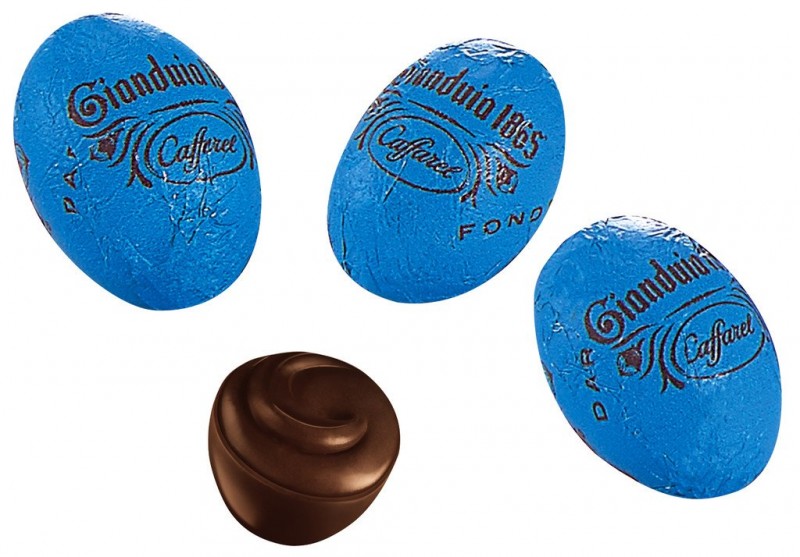 Dark Gianduia Ovicini, Bulk, Schokoladen-Ostereier mit Nougatcremefüllung, lose, Caffarel - 1.000 g - kg Dark Gianduia Ovicini, Bulk, Schokoladen-Ostereier mit Nougatcremefüllung, lose, Caffarel - 1.000 g - kg