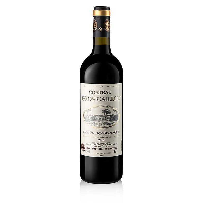 2010er Château Gros Caillou, Saint-Emilion, trocken, 14% vol. - 750 ml - Flasche 2010er Château Gros Caillou, Saint-Emilion, trocken, 14% vol. - 750 ml - Flasche