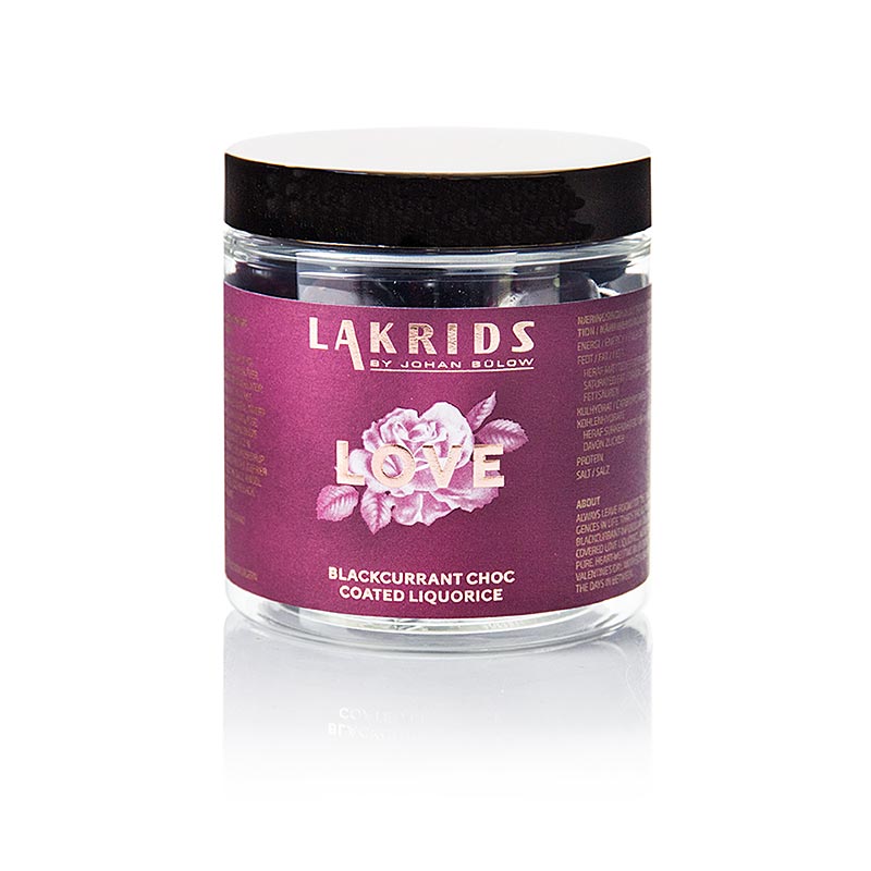 Lakrids LOVE - Blackcurrant mit Edellakritz - 150 g - Pe-dose Lakrids LOVE - Blackcurrant mit Edellakritz - 150 g - Pe-dose