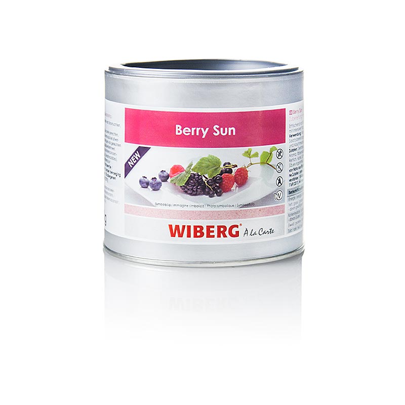 Wiberg Berry Sun, forberedelse med naturlig smag - 300 g - aroma kasse