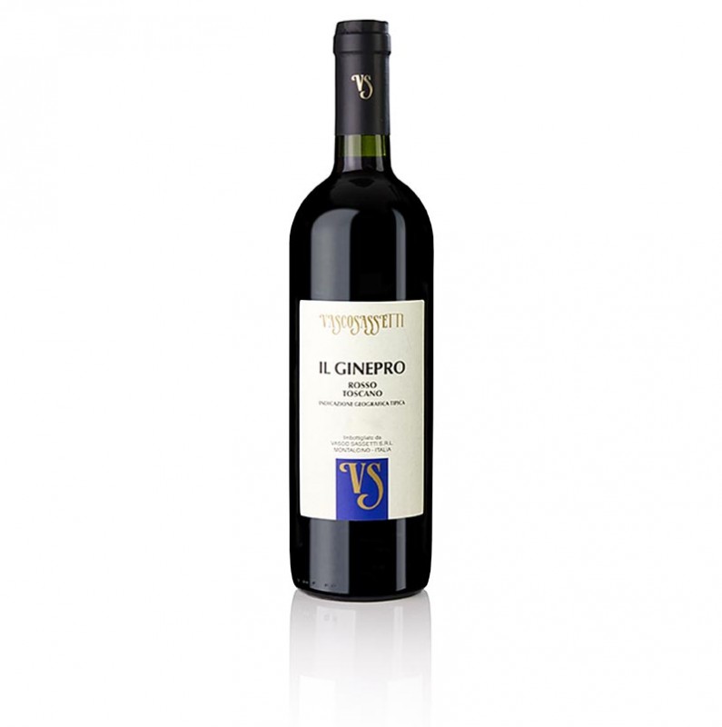 2015er Il Ginepro, Sangiovese, 13,5% vol., Vasco Sassetti - 750 ml - Flasche 2015er Il Ginepro, Sangiovese, 13,5% vol., Vasco Sassetti - 750 ml - Flasche