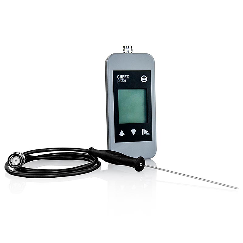 Chef´s Probe Thermometer m. Digitalanzeige, Einstechf. 80cm Kabel, 1,5mm - 1 St - Karton Chef´s Probe Thermometer m. Digitalanzeige, Einstechf. 80cm Kabel, 1,5mm - 1 St - Karton