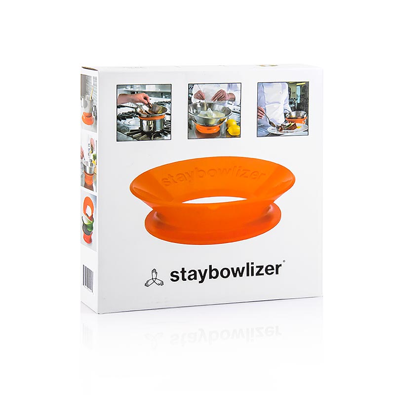 Staybowlizer, orange, Schüsselstabiliserer - 1 St - Karton Staybowlizer, orange, Schüsselstabiliserer - 1 St - Karton