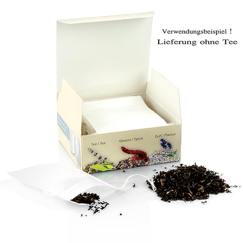 TossIt, filtres / sachets de thé avec cordon de serrage pour lauto remplissage - 50 St - boîte
