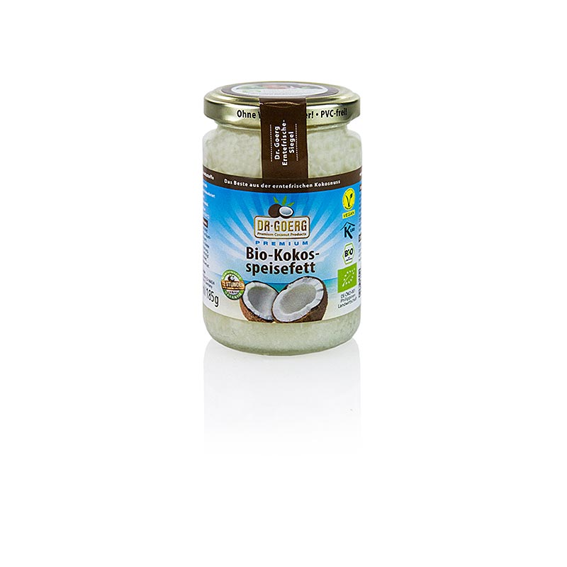 Dr.Goerg coconut cooking oil, BIO - 200 ml - Glass