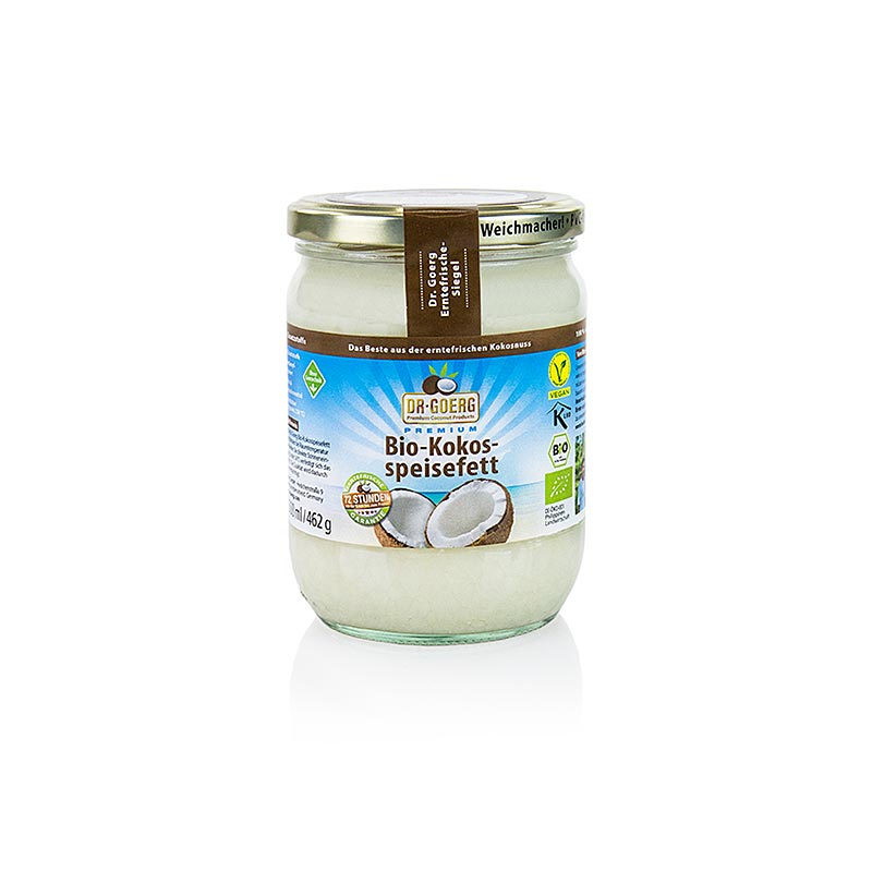 Dr.Goerg coconut cooking oil, BIO - 500 ml - Glass