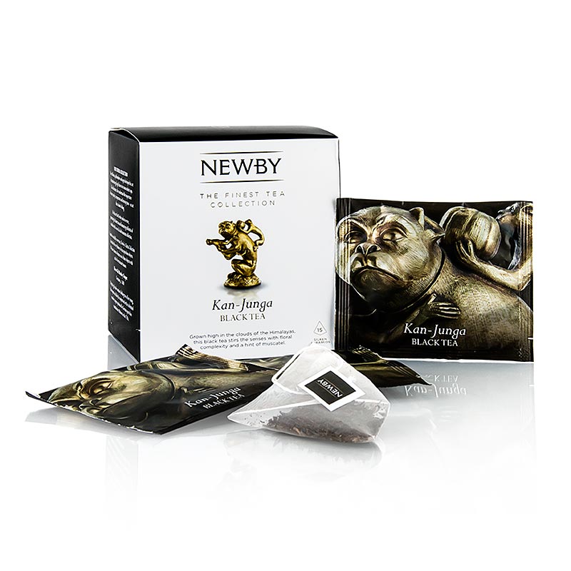 Newby Tea Kan Junga, sort te fra Nepal - 37,5 g, 15 St - karton