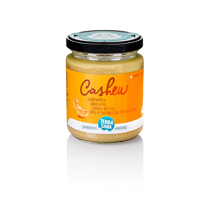 Cashewmus, geröstet, Terra Sana, BIO - 250 g - Glas