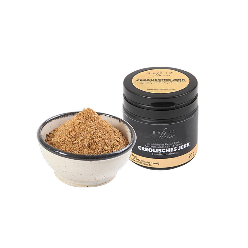Basic Flavor - Creolisches Jerk Gewürzmischung - 90 g - Pe-dose Basic Flavor - Creolisches Jerk Gewürzmischung - 90 g - Pe-dose