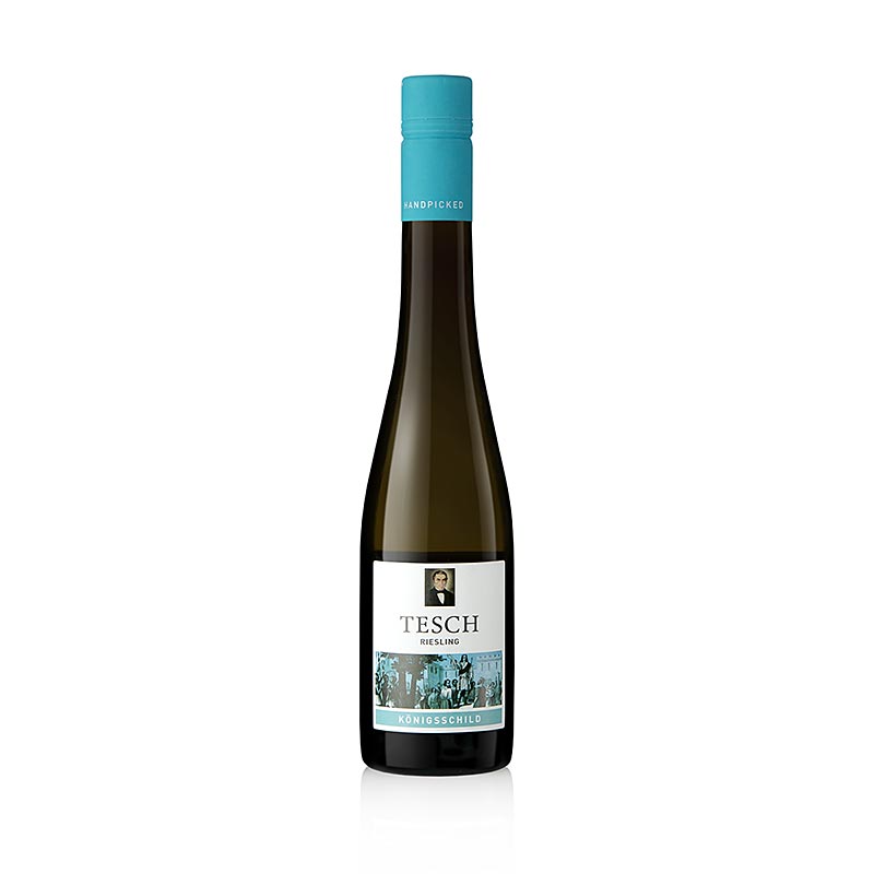 2015er Königsschild, Riesling, trocken, 12,5% vol., Tesch (blaue Kapsel) - 375 ml - Flasche 2015er Königsschild, Riesling, trocken, 12,5% vol., Tesch (blaue Kapsel) - 375 ml - Flasche