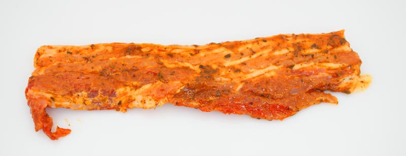 Grillbauch fertig mariniert vom Schwein, Landmetzgerei Heinrichs - 2x ca. 150 g - Vakuumverpackung Grillbauch fertig mariniert vom Schwein, Landmetzgerei Heinrichs - 2x ca. 150 g - Vakuumverpackung