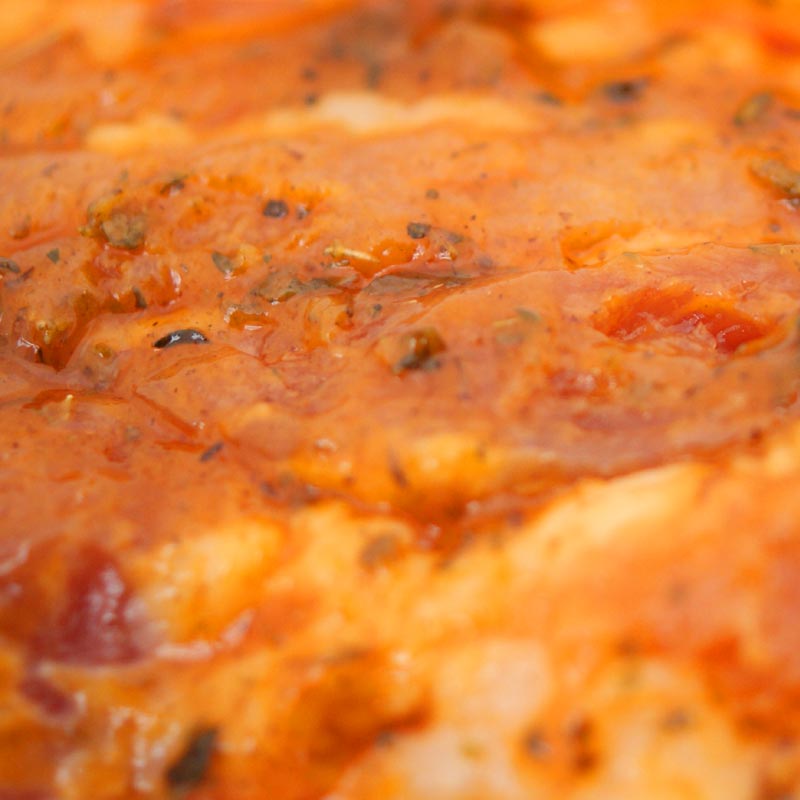Grillbauch fertig mariniert vom Schwein, Landmetzgerei Heinrichs - 2x ca. 150 g - Vakuumverpackung Grillbauch fertig mariniert vom Schwein, Landmetzgerei Heinrichs - 2x ca. 150 g - Vakuumverpackung